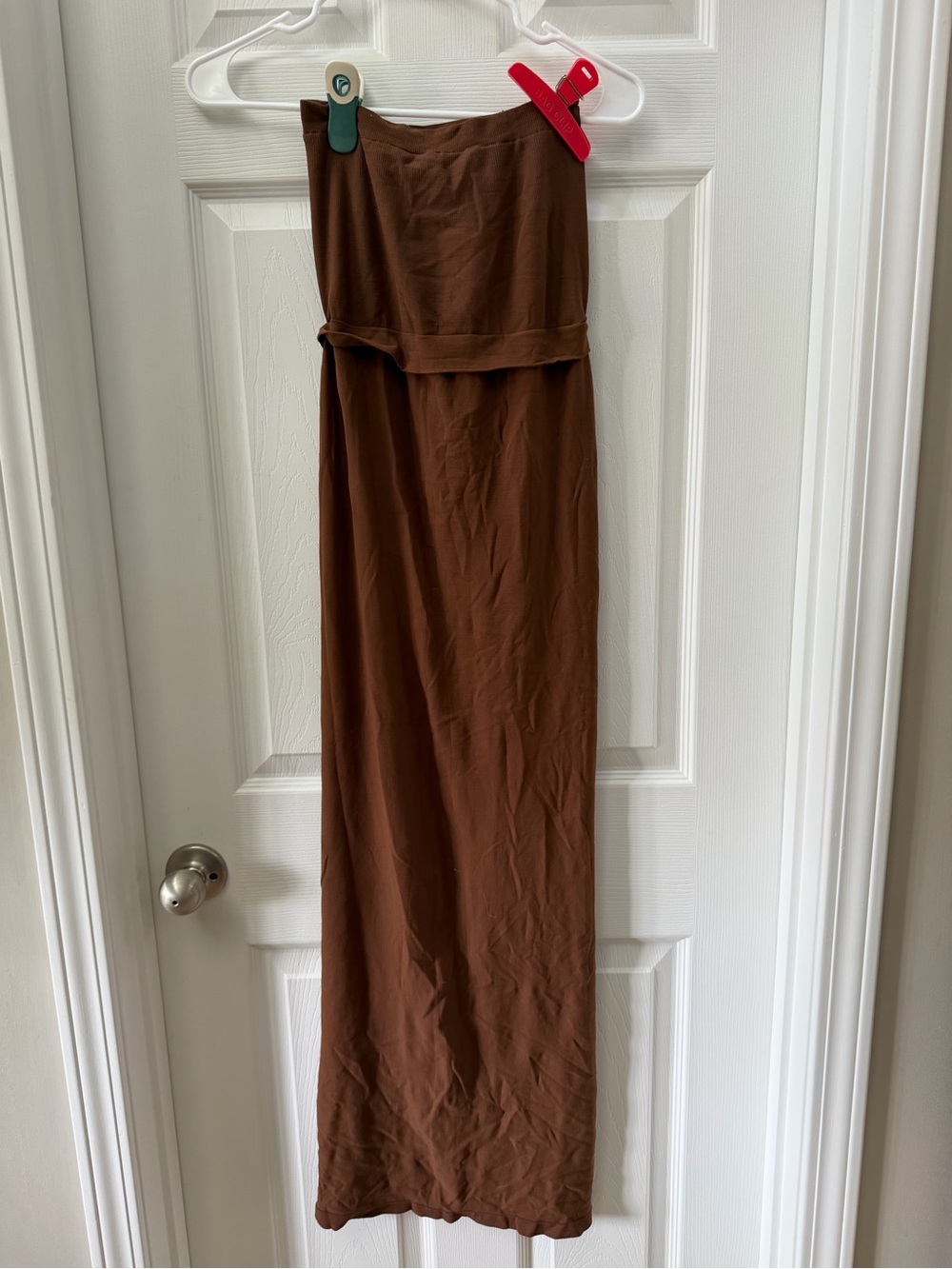 Intimately Free People Brown Strapless Seamless Maxi Dress M/L